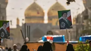 پیکر مطهر رهبر شهید وارد کربلای معلی شد