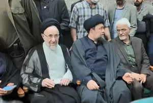 مراسم یادبود خواهر سید محمد خاتمی