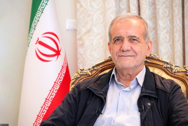 مسعود پزشکیان مسعود پزشکیان رئیس جمهور ایران