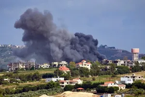 حمله هوایی اسرائیل به شهرک النبطیه الفوقا در جنوب لبنان