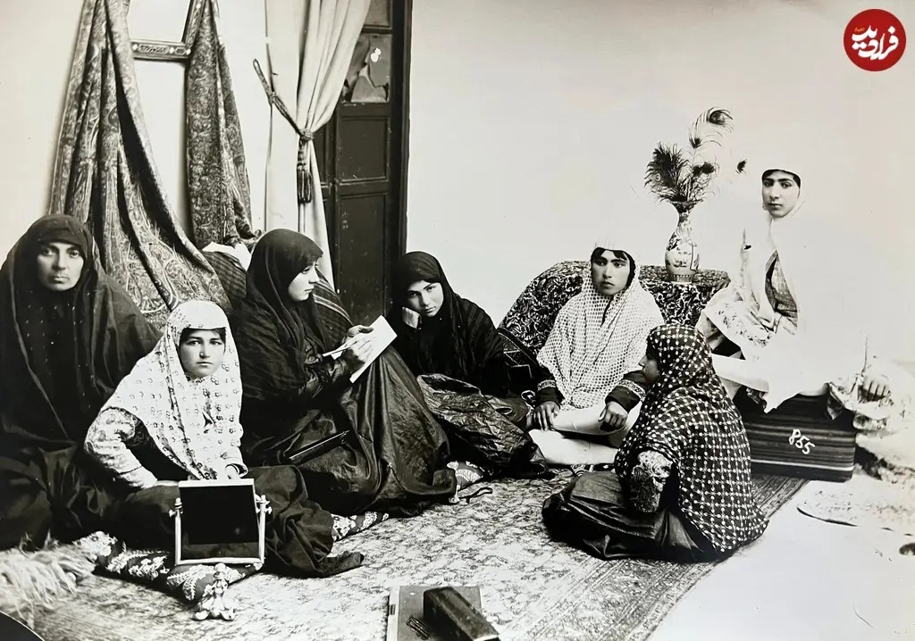 یک «محفل زنانه» در دوران ناصرالدین شاه