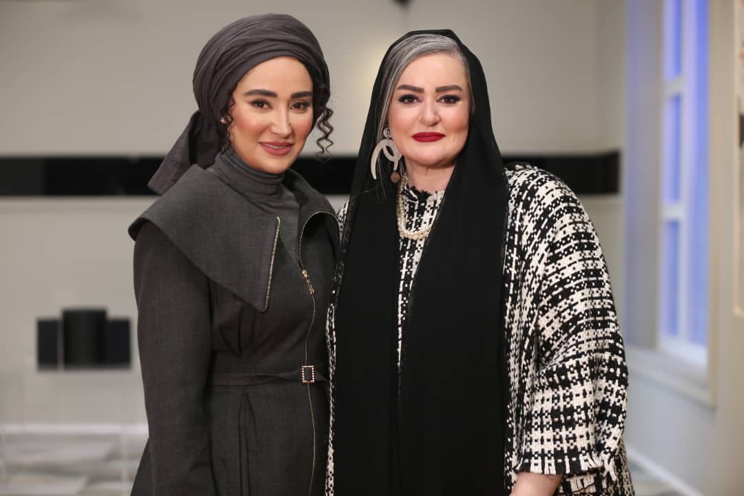 نعیمه نظام دو ست و بهاره افشاری در برنامه منشور