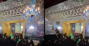 صف‌های طولانی برای زیارت رهبر شهید