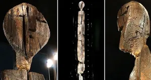 مجسمه باستانی Shigir Idol؛ تندیس چوبی که دو برابر اهرام مصر، قدمت دارد