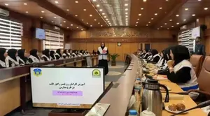 تصاویری دیگر از جلسه توجیهی و آموزش پلیس های زن تهران برای آغاز سال تحصیلی جدید
