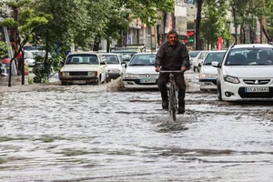 وضعیت عجیب بازار رضا بعد از بارش سیل‌آسای دیروز مشهد