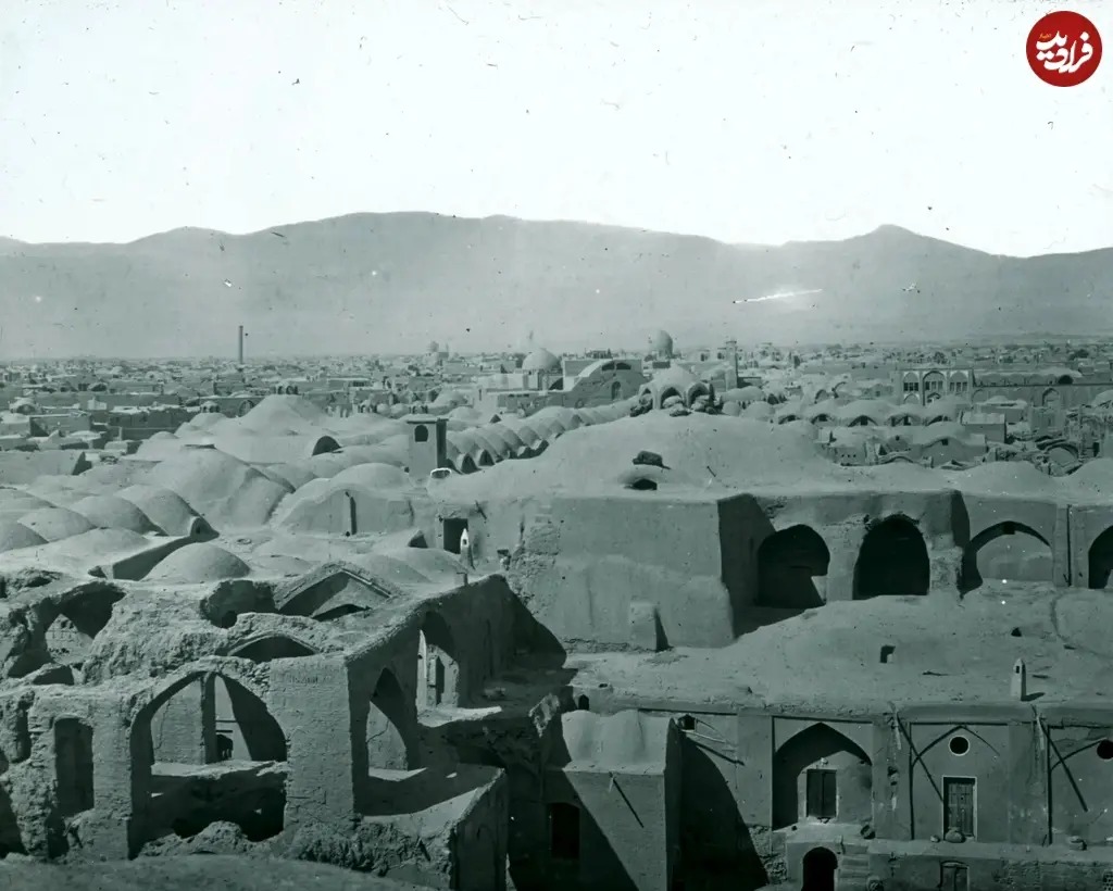 منظرۀ شهر «کاشان» در دوران ناصرالدین شاه