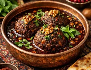 آموزش پخت کوفته سیاه کرمانشاهی