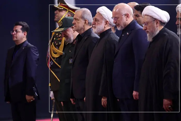 روسای ارشد در مراسم وداع روسای ارشد در مراسم وداع
