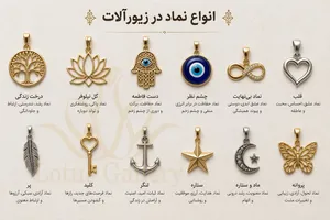 معنی نمادها در زیورآلات، آشنایی با انواع نمادها