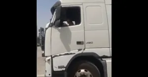 توقیف کامیون با راننده ۱۰ ساله در هرمزگان