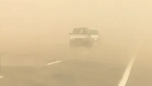 طوفان گرد و خاک در زابل؛ سرعت باد به ۱۰۸ کیلومتر رسید