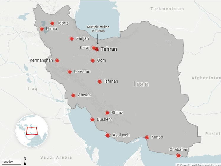حملات آمریکا و اسرائیل به ایران حملات آمریکا و اسرائیل به ایران