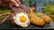 طرز تهیه استیک و تخم مرغ روی سنگ داغ با سیب زمینی سرخ کرده ترد