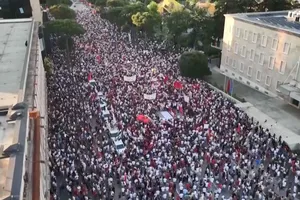 ادامه اعتراضات در آلبانی به طرح ساخت تفرجگاه لوکس مورد حمایت داماد ترامپ