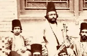 یک گروه موسیقی در ایران دوران قاجار (عکس)