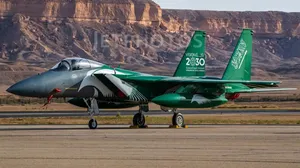 سرنگونی جنگنده F-۱۵SA عربستان سعودی با آتش پدافند ارتش یمن
