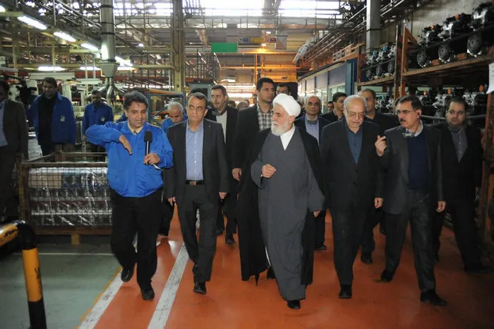 بازدید حجت الاسلام ناطق نوری و تولید انبوه سورن توربو شارژ