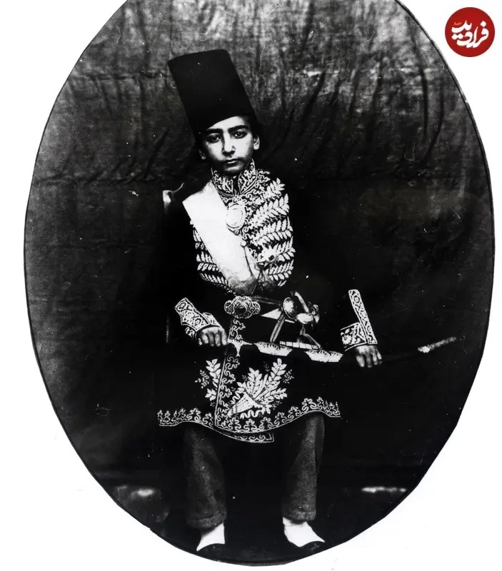 چهرۀ «کامران میرزا، پسر ناصرالدین شاه» در دوران نوجوانی