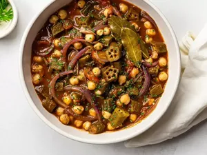 ادویه خورش بامیه و راز پخت خورش غلیظ