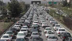 ترافیک سنگین در محورهای منتهی به تهران