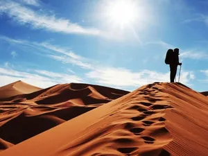 کویر ابوزید آباد، زیبایی خاموش طبیعت کاشان(+عکس)