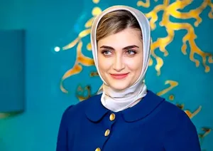 گریم الناز ملک در پشت صحنه یک فیلم سینمایی (عکس)