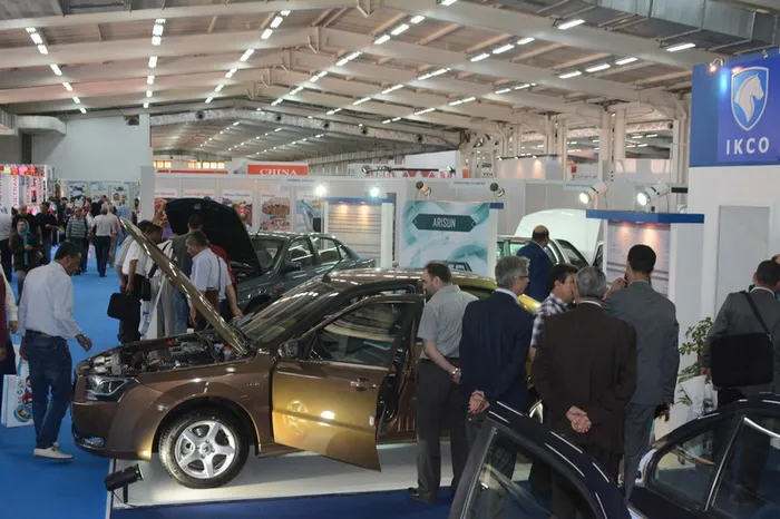 نمایش دستاوردهای ایران خودرو در نمایشگاه الجزایر