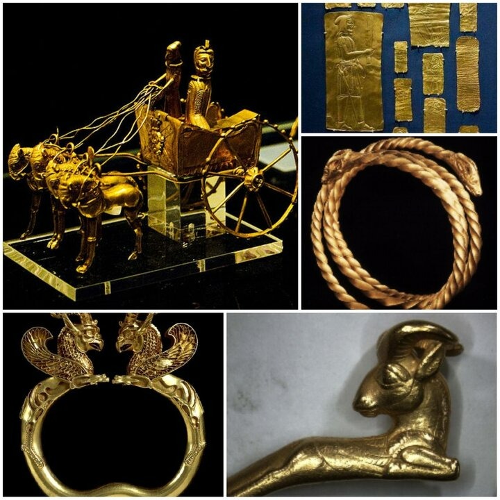 این آثار در اواخر قرن نوزدهم میلادی در نزدیکی رود آمودریا ــ رودی که یونانیان باستان آن را اوکسوس مینامیدند ــ وارد بازار عتیقه شدند و بهتدریج توجه پژوهشگران و مجموعهداران اروپایی را به خود جلب کردند. این آثار در اواخر قرن نوزدهم میلادی در نزدیکی رود آمودریا ــ رودی که یونانیان باستان آن را اوکسوس مینامیدند ــ وارد بازار عتیقه شدند و بهتدریج توجه پژوهشگران و مجموعهداران اروپایی را به خود جلب کردند.