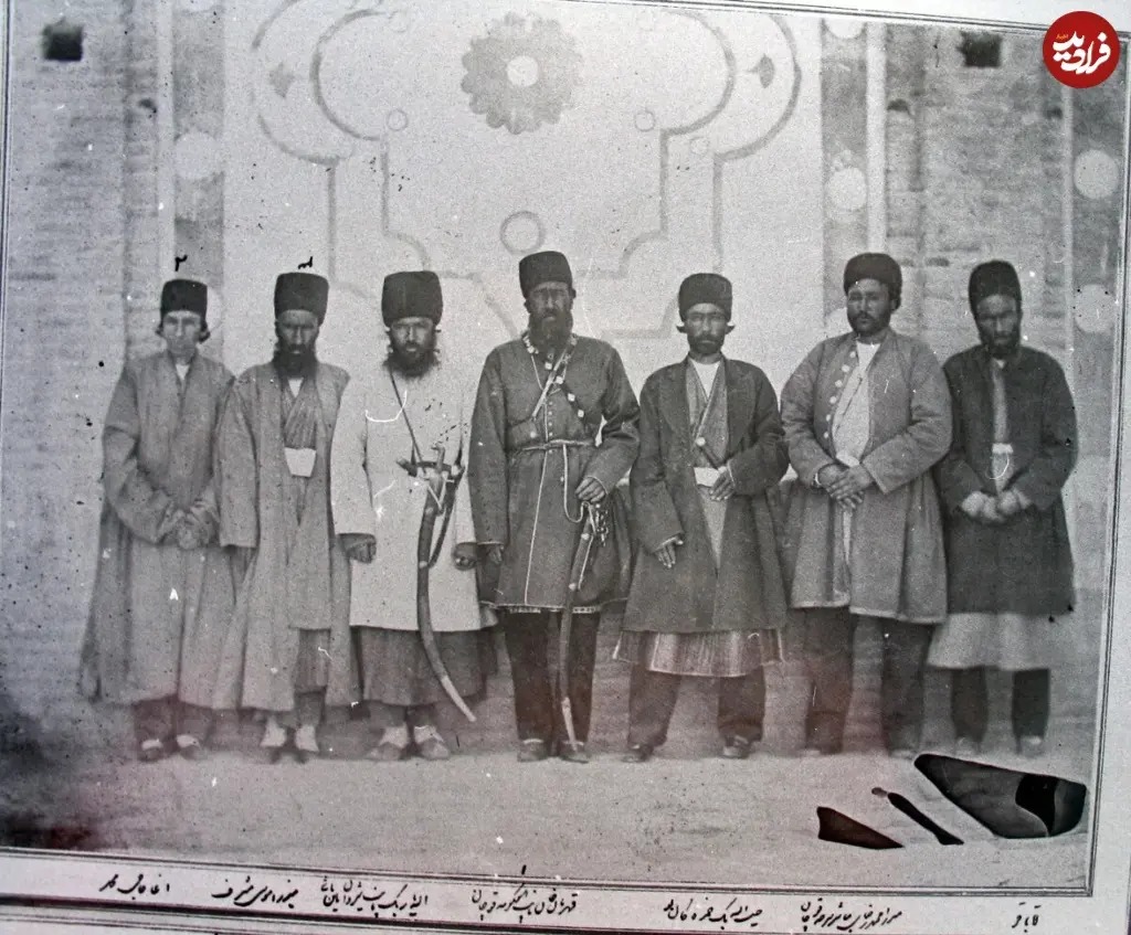 عکس یادگاری مقامات شهر قوچان در دوران قاجار